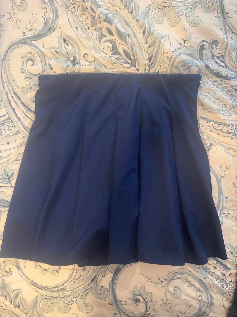 J. Crew Factory Navy Circle Skirt